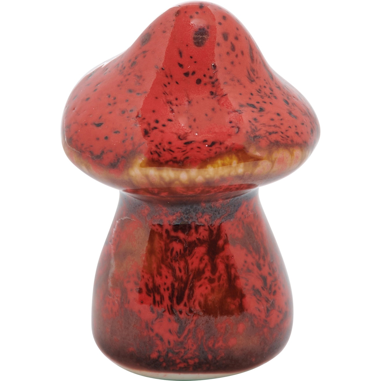 Glazed Wild Mushrooms Figurine Set of 3