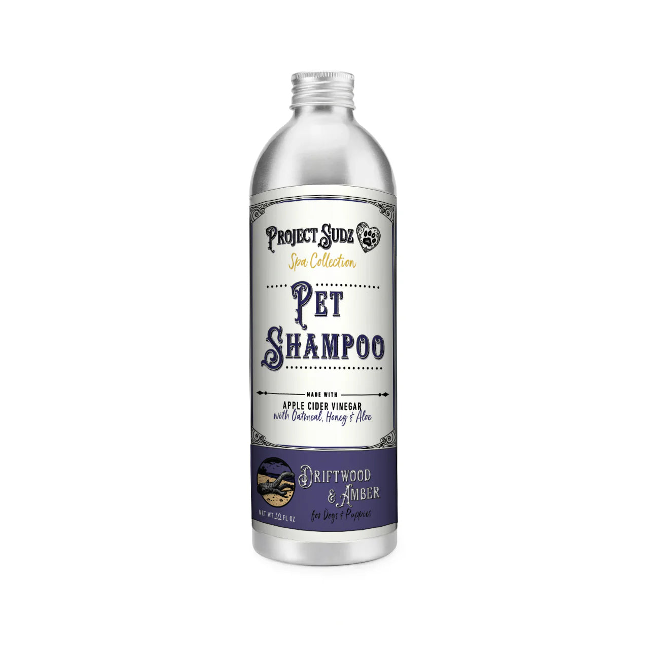 Project Sudz  Driftwood & Amber Liquid Shampoo 10 fl oz