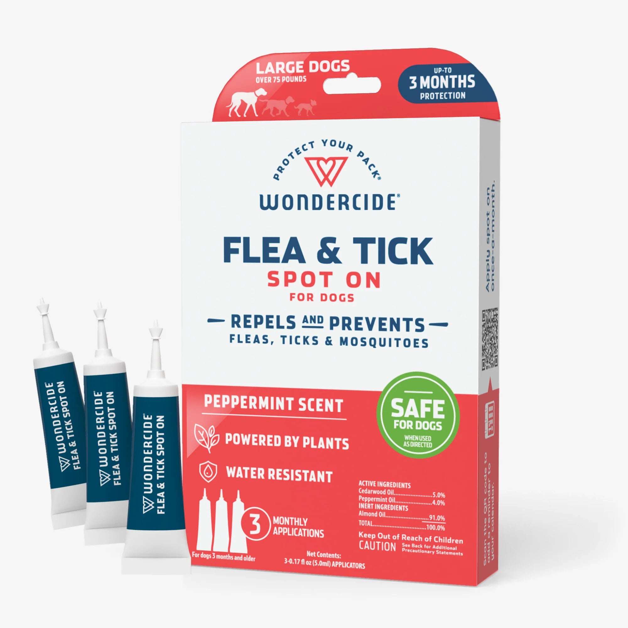 Flea & Tick Spot On for Dogs with Natural Essential Oils