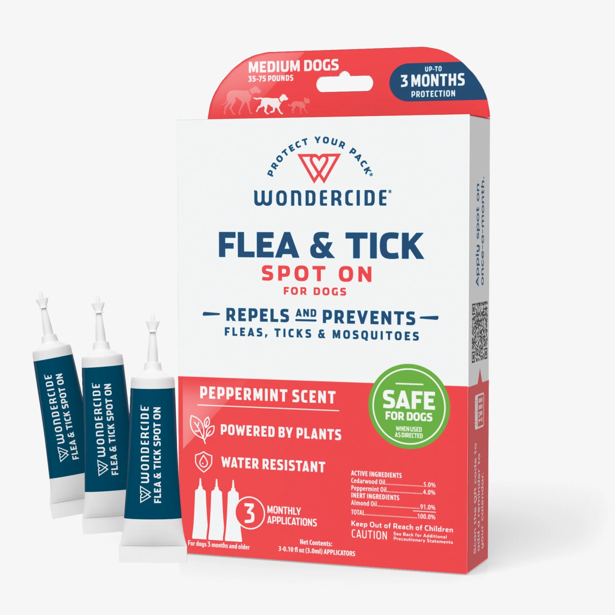Flea & Tick Spot On for Dogs with Natural Essential Oils