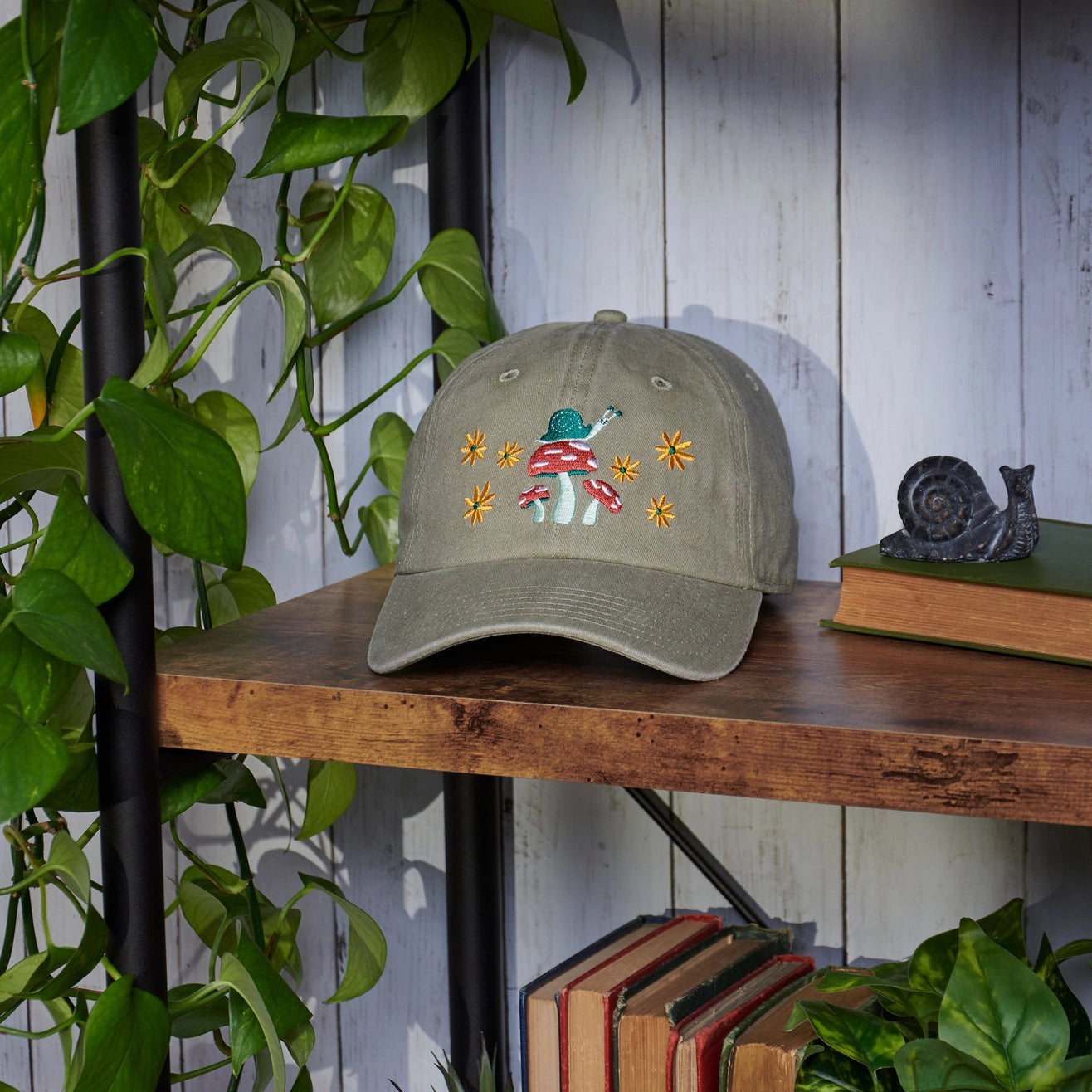 Mushroom Snail Baseball Cap