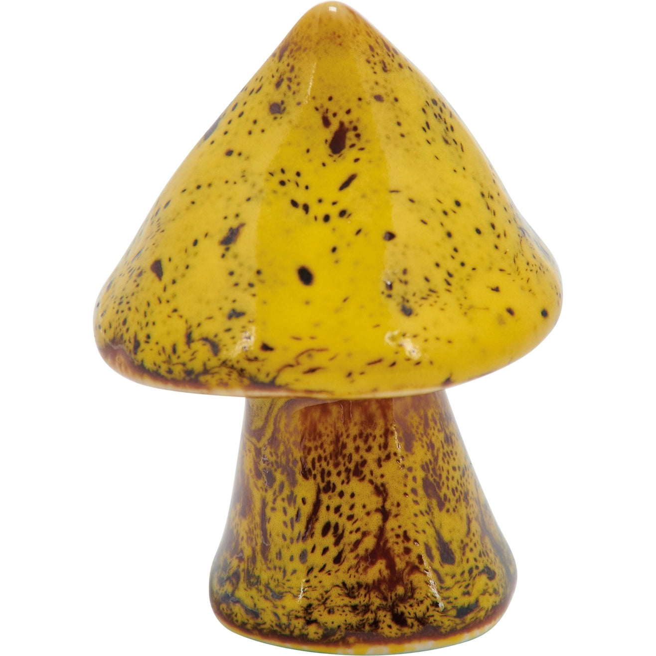 Glazed Wild Mushrooms Figurine Set of 3