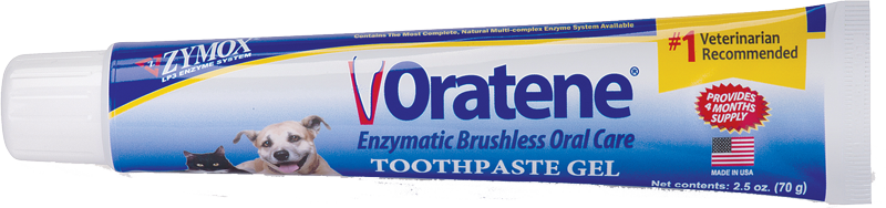 Zymox Oratene Brushless Toothpaste Gel - 2.5 oz.