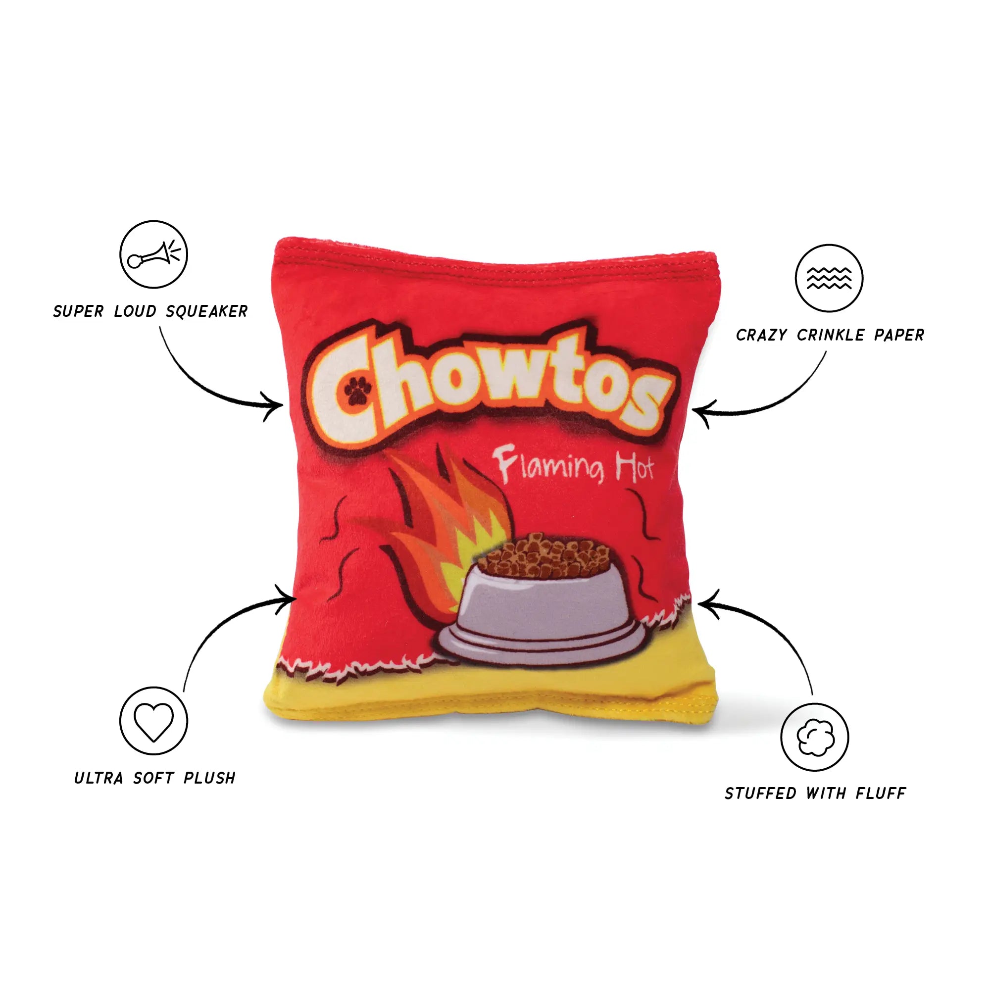 Chowtos calientes en llamas