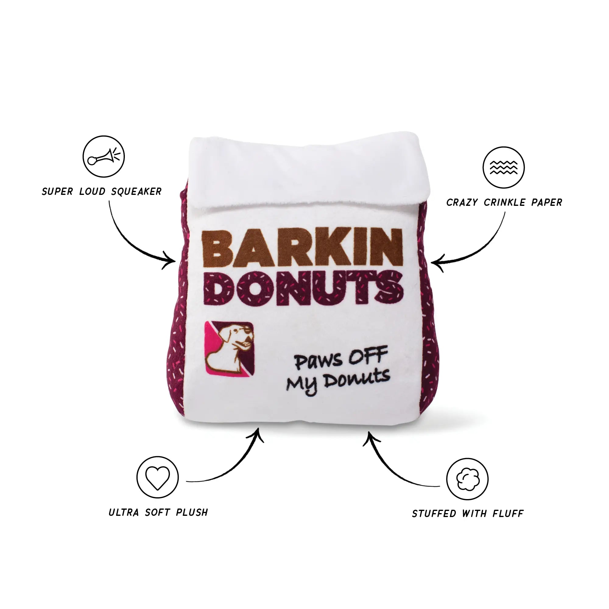 Bolsa de donas Barkin Donuts
