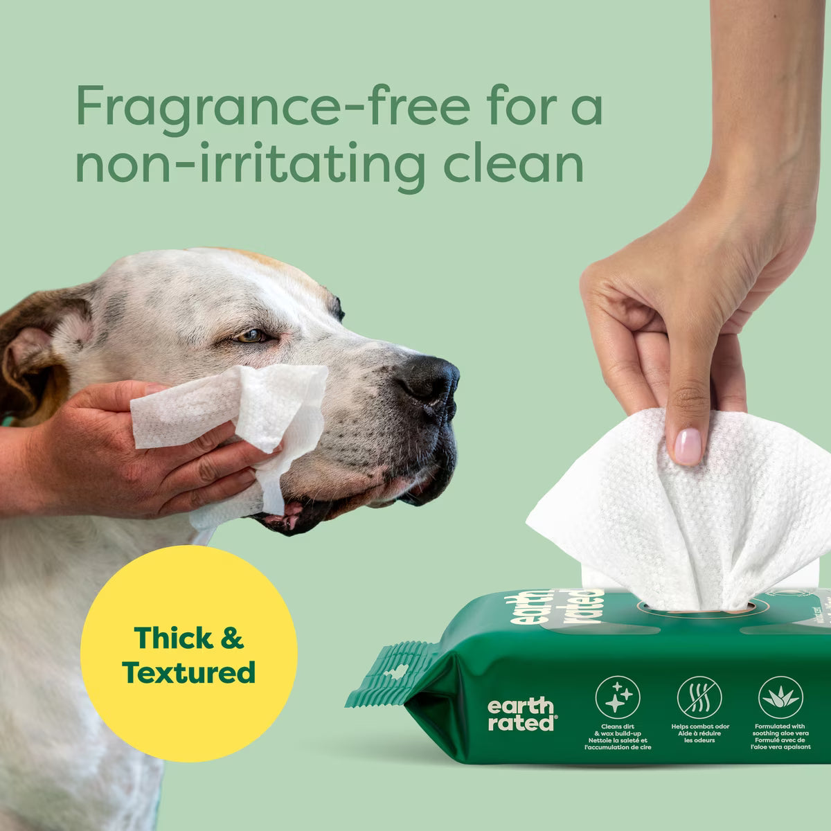 Earth Rated Dog Eye Cleansing Wipes 60ct