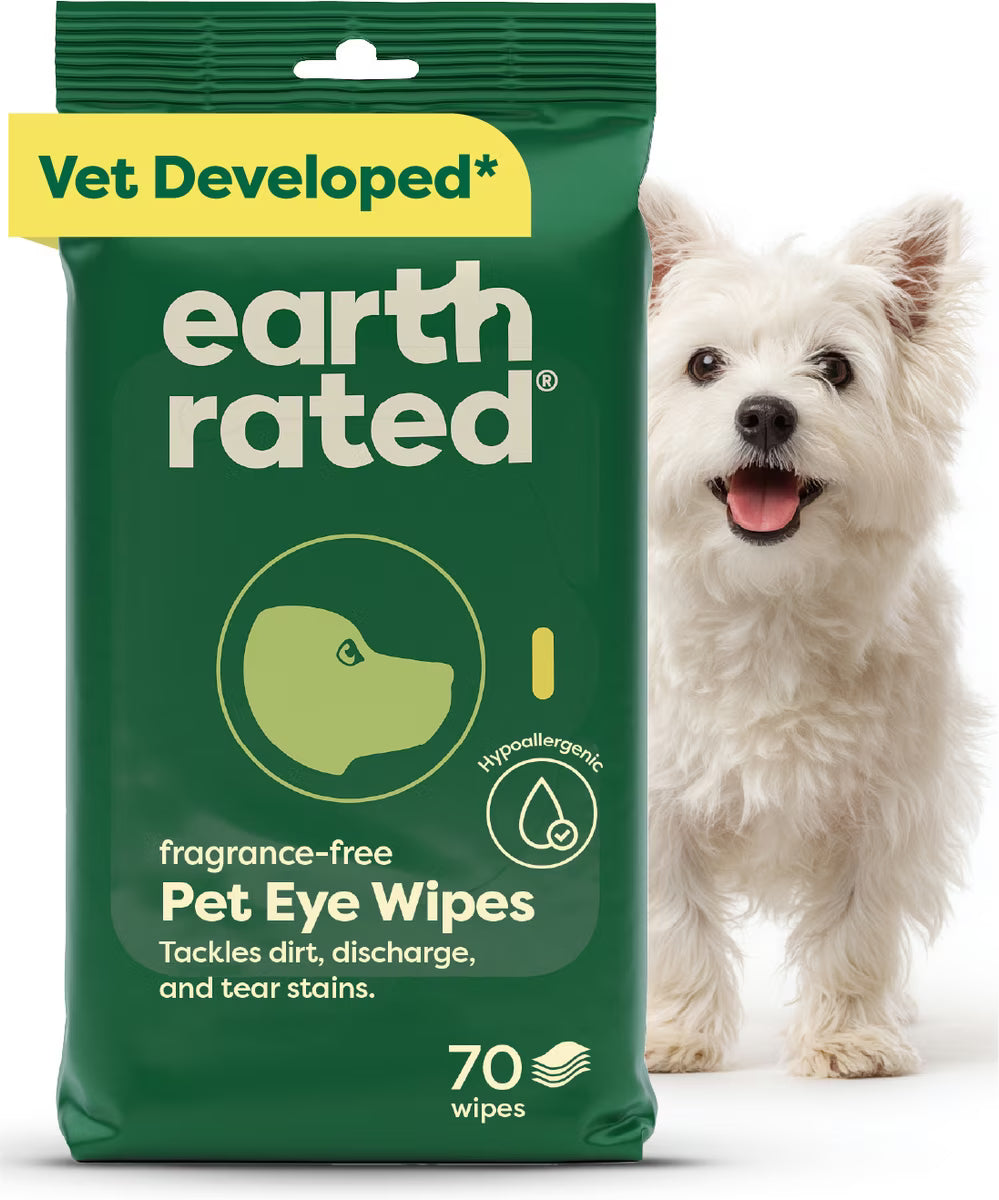 Earth Rated Dog Eye Cleansing Wipes 60ct