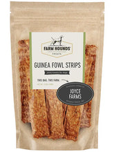 Load image into Gallery viewer, Farm Hounds Guinea Fowl Strips (Heritage Breed) 4.5oz
