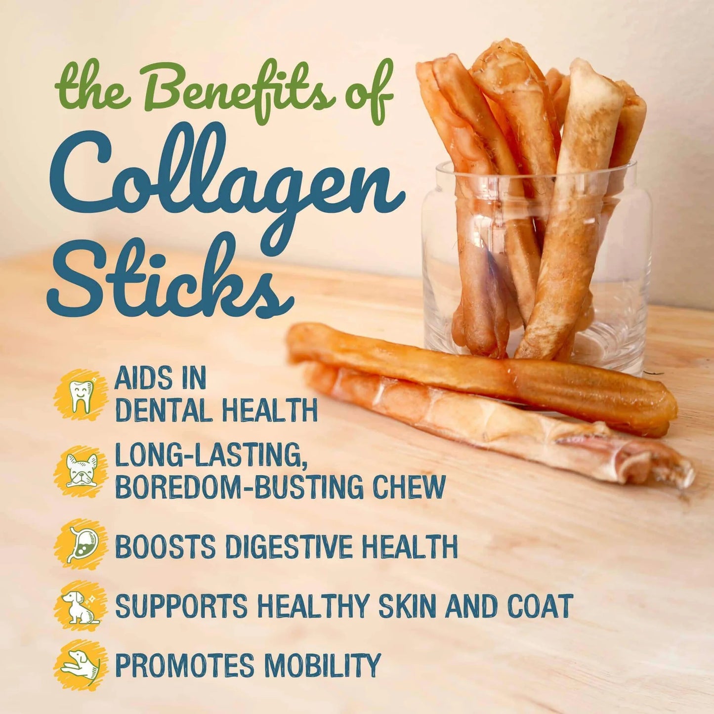 Pawstruck Beef Collagen Sticks - Individually Sold