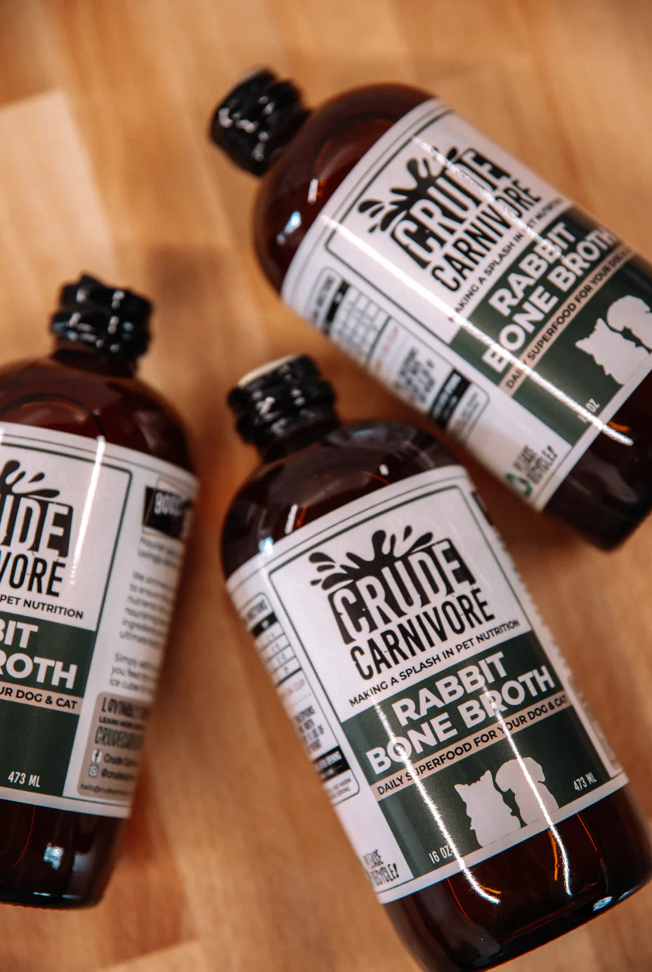 Crude Carnivore Rabbit Broth 16oz