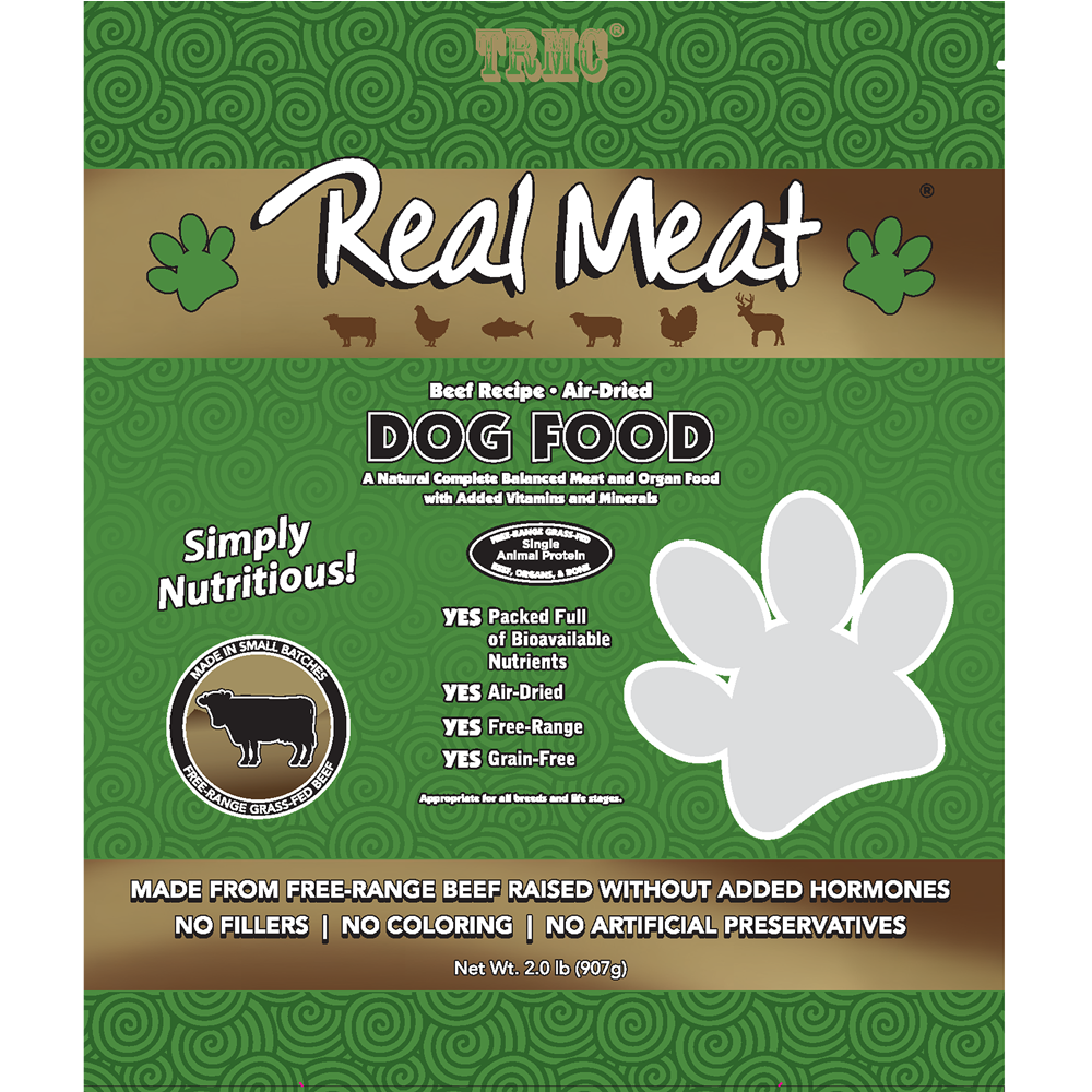 The Real Meat Air-Dried Beef Dog Food