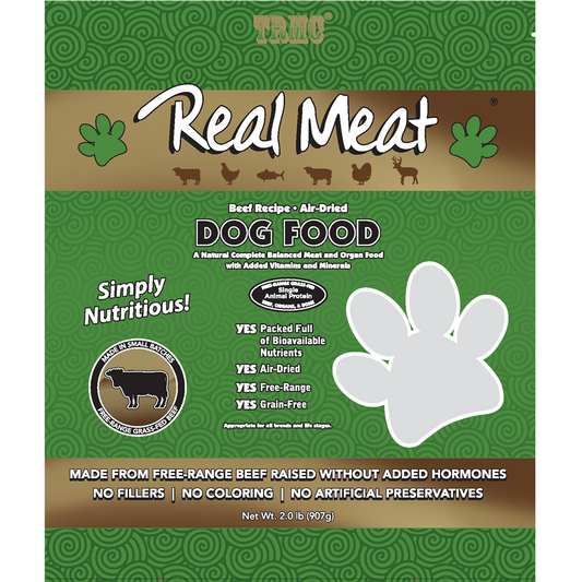 The Real Meat Air-Dried Beef Dog Food