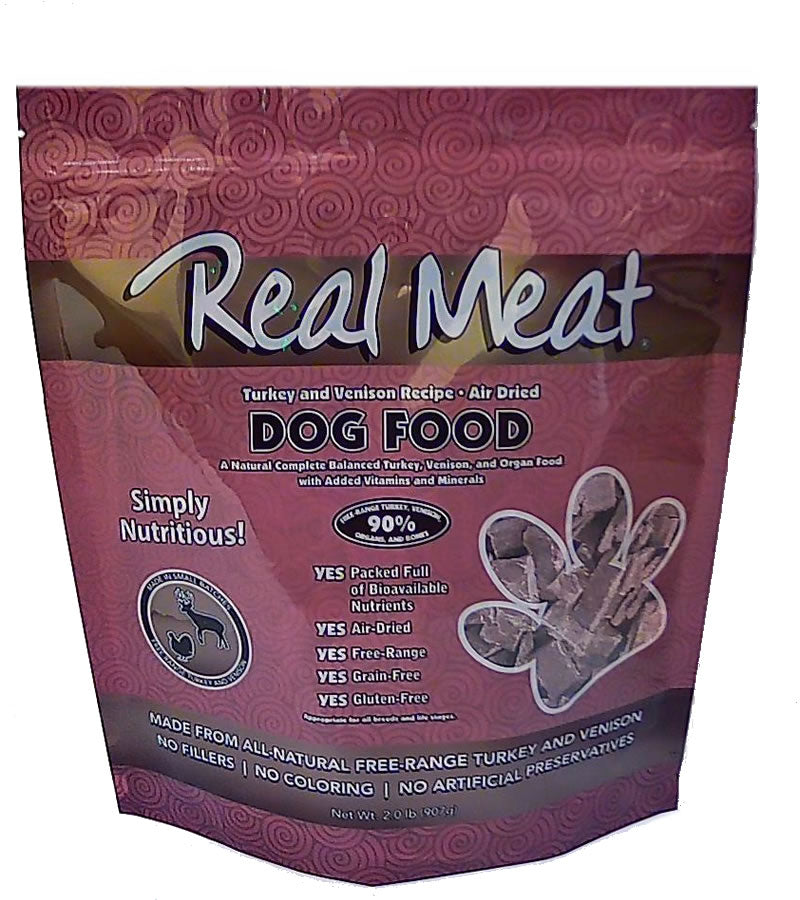 The Real Meat Air-Dried Turkey & Venison Dog Food