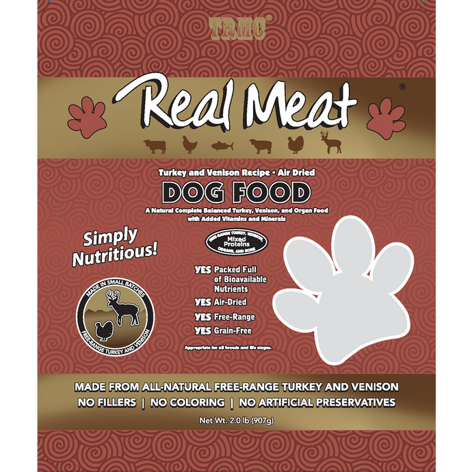 The Real Meat Air-Dried Turkey & Venison Dog Food