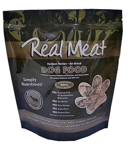 The Real Meat Air-Dried Venison Dog Food