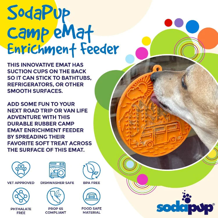 SodaPup Whale Design Lick Mat With Suction Cups
