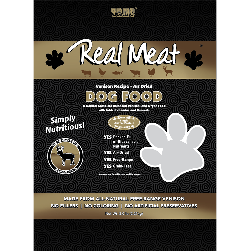 The Real Meat Air-Dried Venison Dog Food