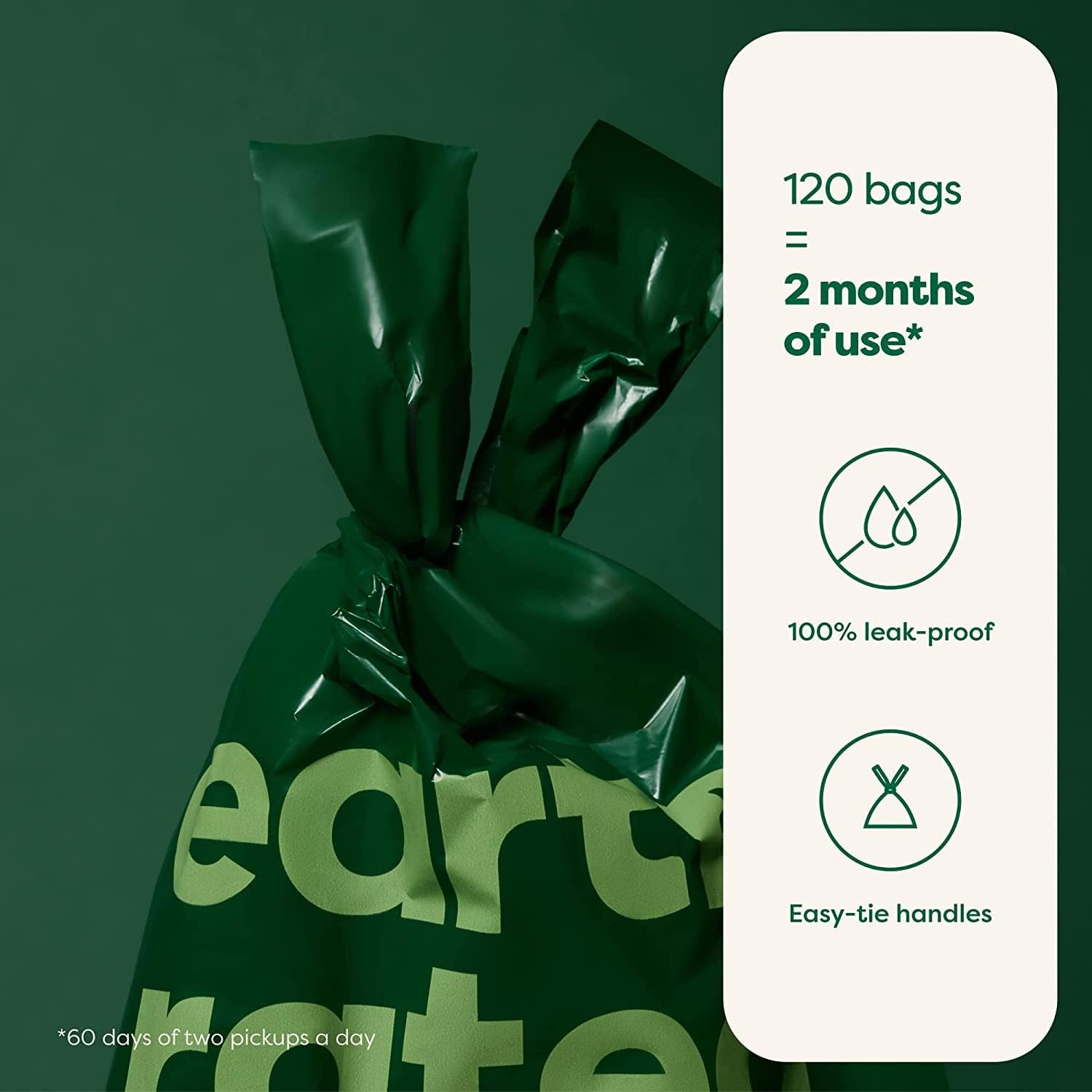 Earth Rated Dog Poop Bags with Handles