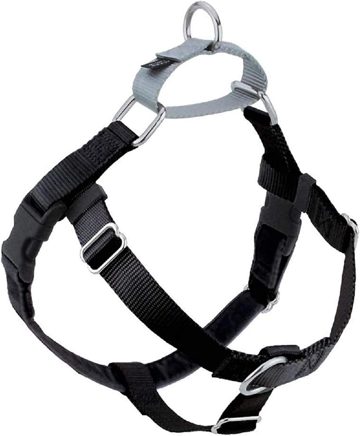 Black Freedom No-Pull Dog Harness