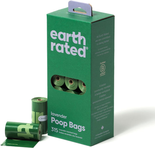 Earth Rated 315 bags on 21 Refill Rolls Unscented