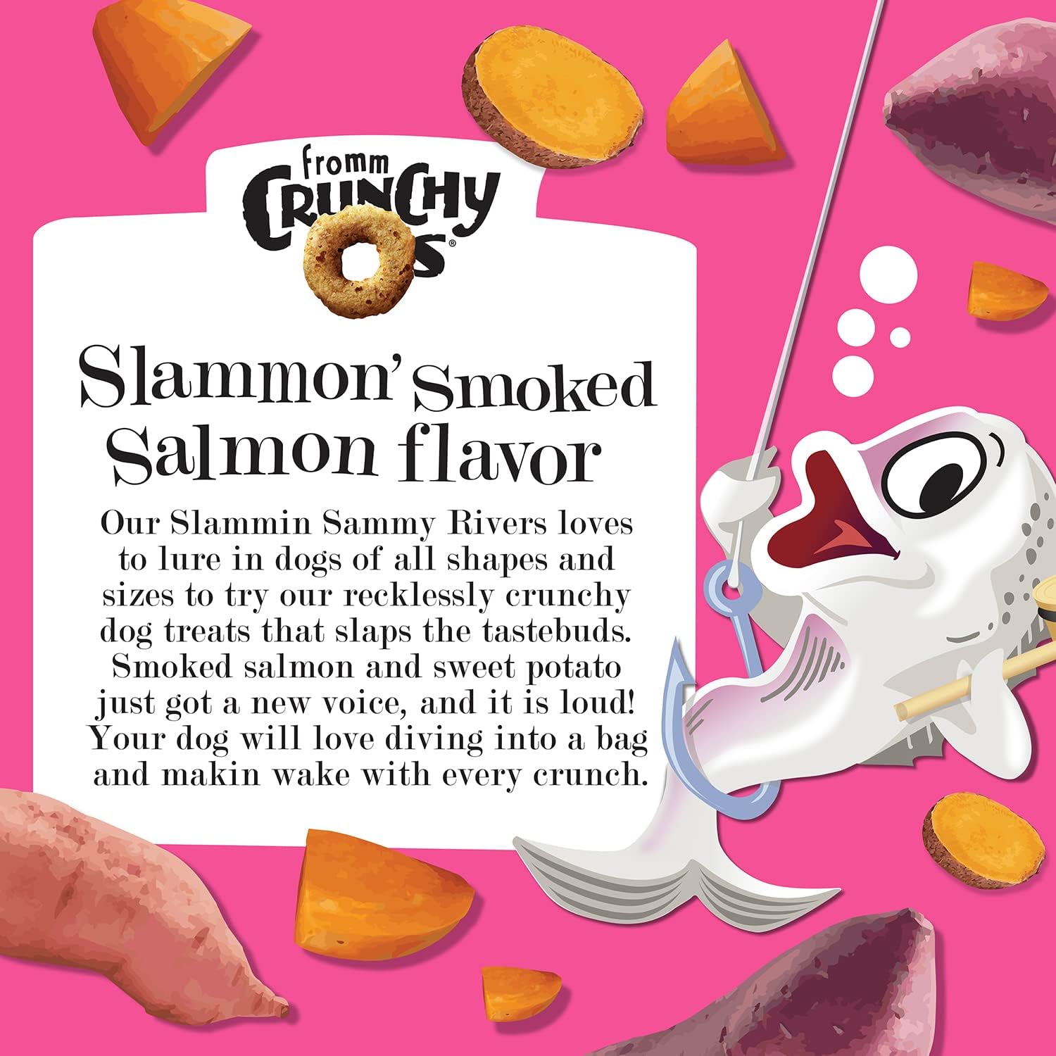 Fromm Dog Crunchy O'S Slammon' Smoked Salmon 6oz