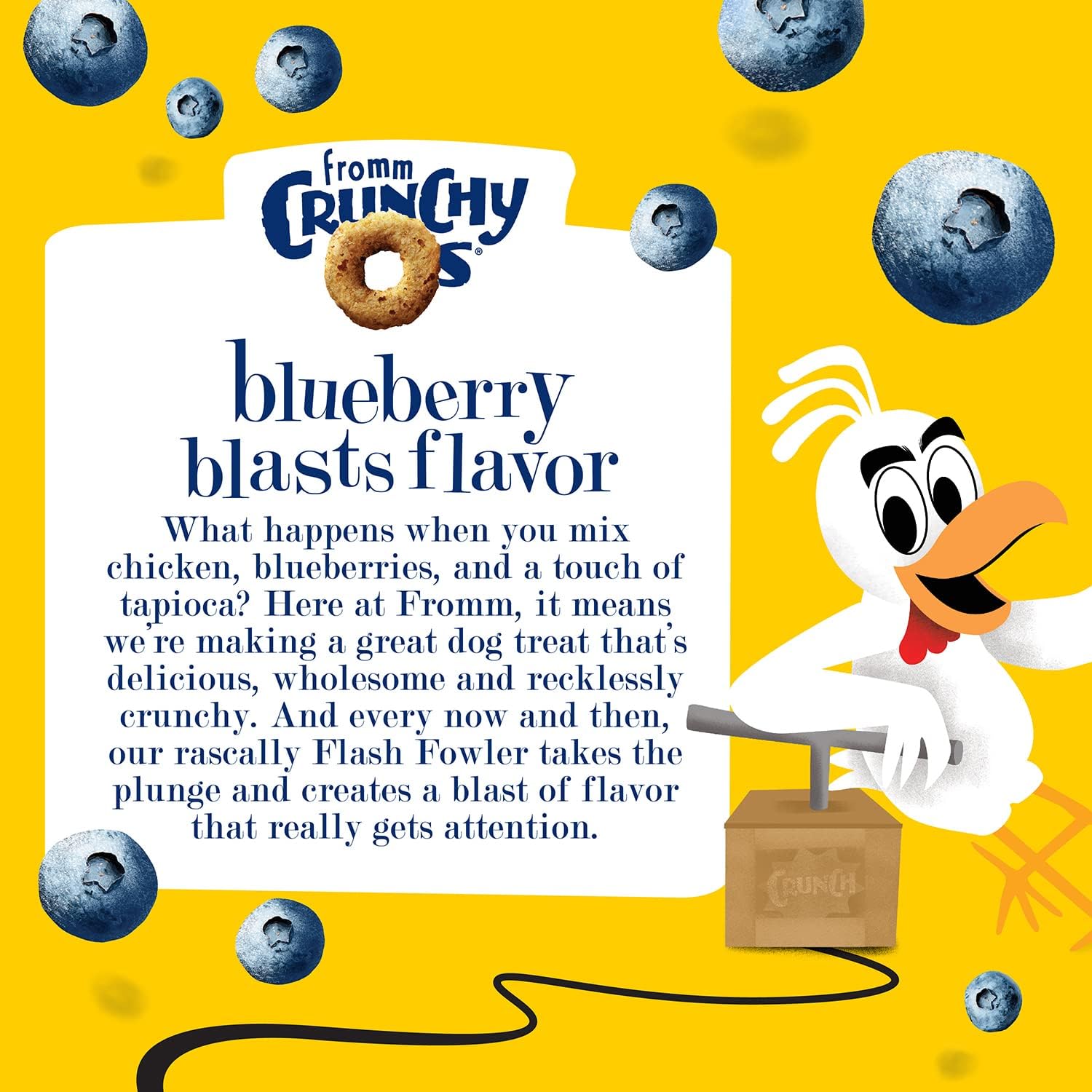 Fromm Dog Crunchy O'S Blueberry Blast 6oz