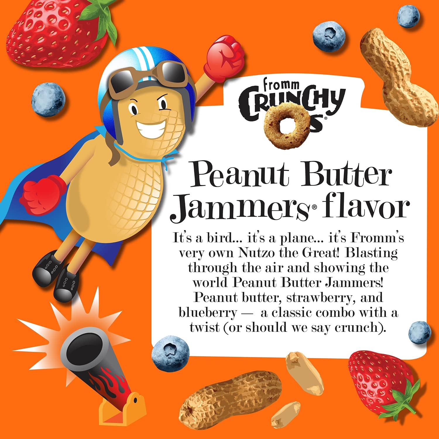 Fromm Dog Crunchy O'S Peanut Butter Jammers 6oz