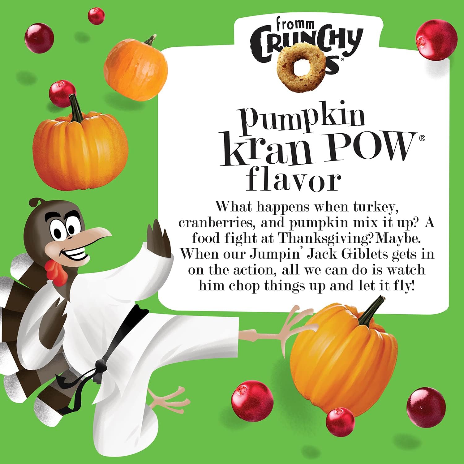 Fromm Dog Crunchy O'S Pumpkin Kran Pow 6oz