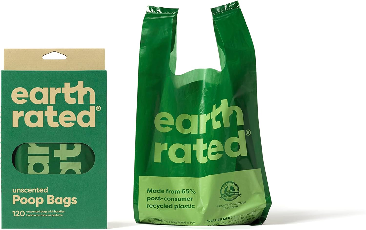 Earth Rated Dog Poop Bags with Handles