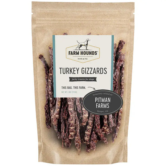 Farm Hounds Turkey Gizzard Sticks 4oz