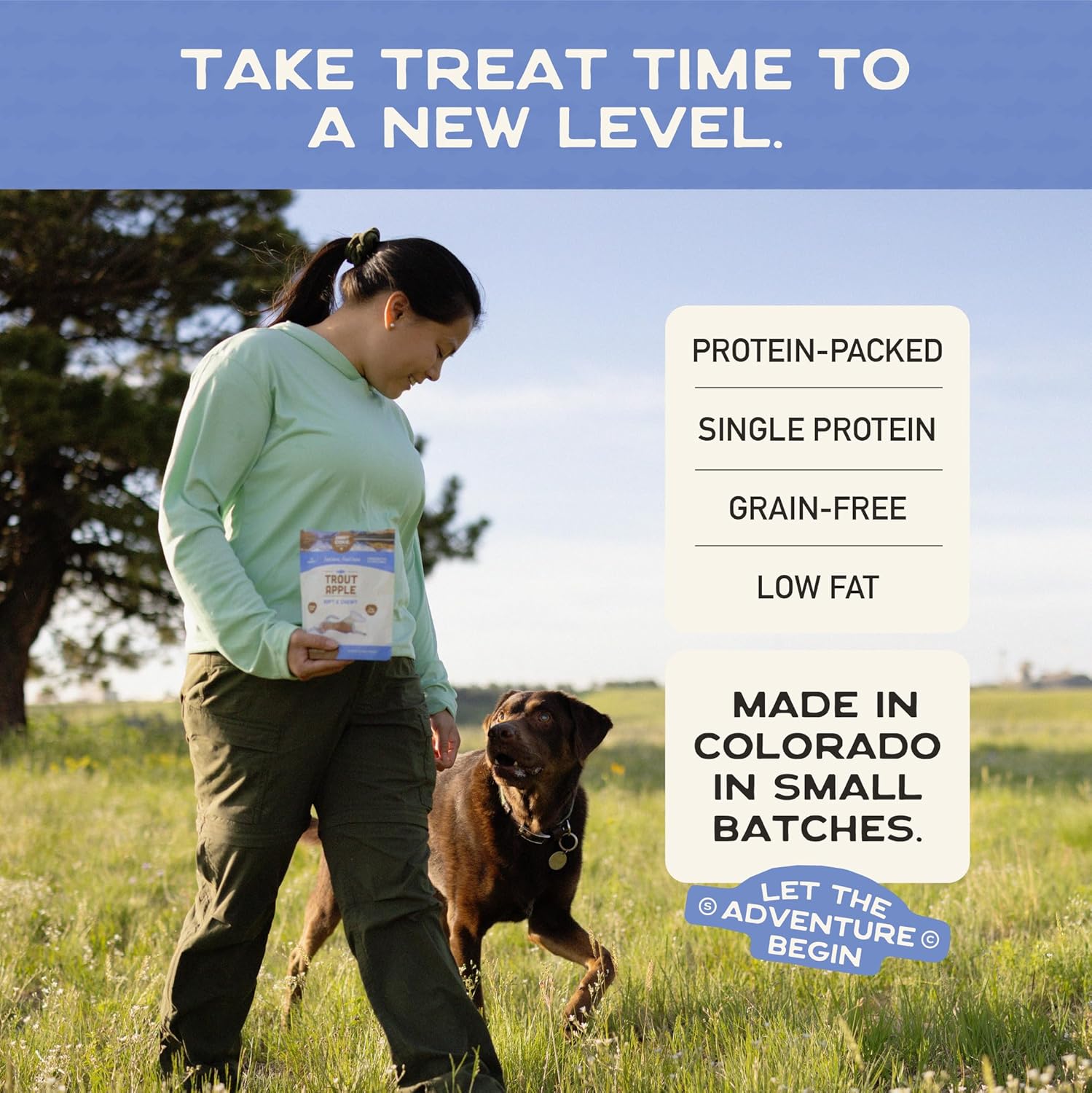 Smart Cookie Barkery Trout & Apple Grain-Free Dog Treats, 5-oz bag