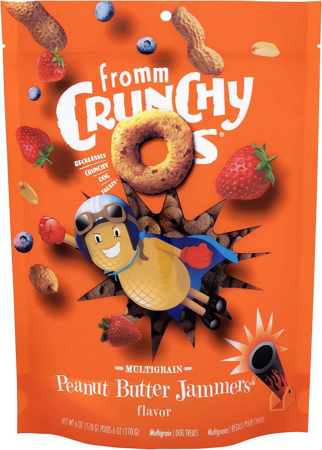 Fromm Dog Crunchy O'S Peanut Butter Jammers 6oz