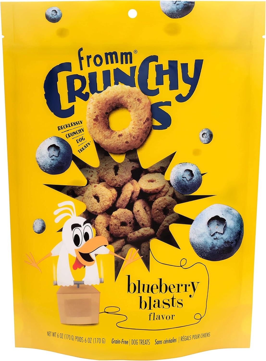 Fromm Dog Crunchy O'S Blueberry Blast 6oz