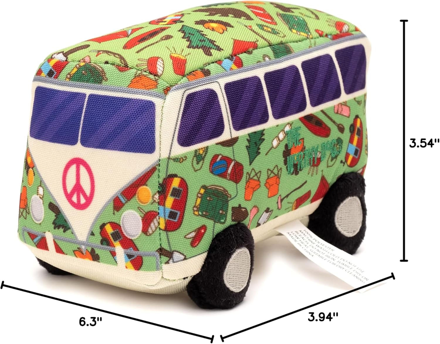 The Worthy Dog Happy Camper Toy