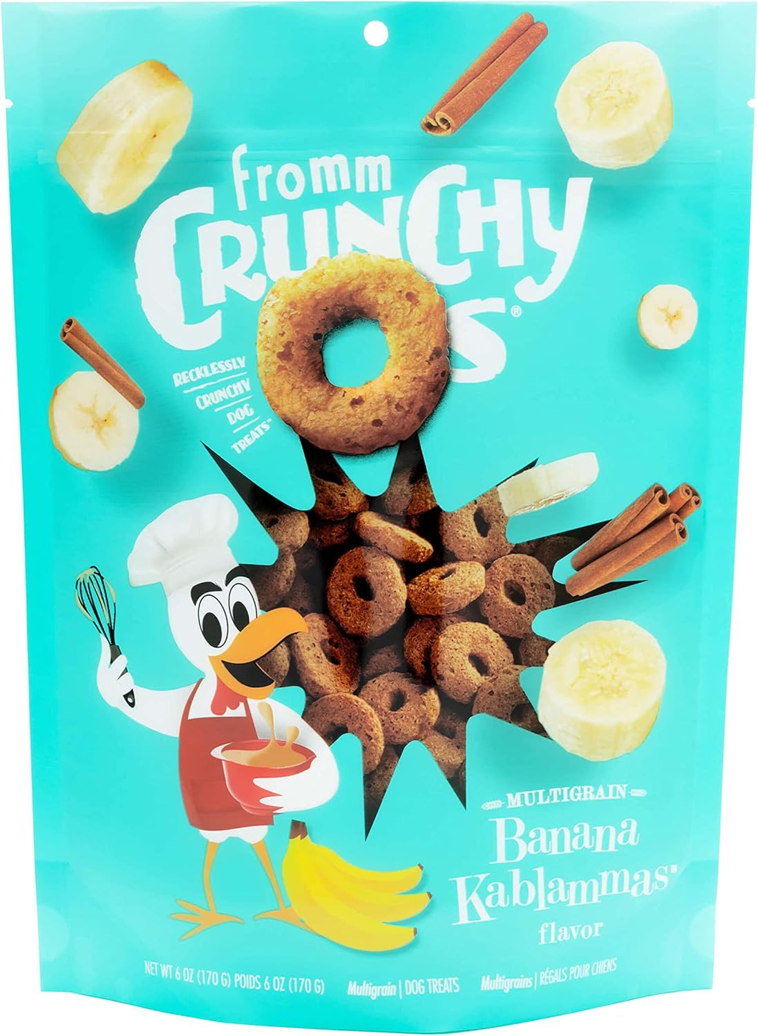 Fromm Dog Crunchy O'S Banana Kablammas 6oz