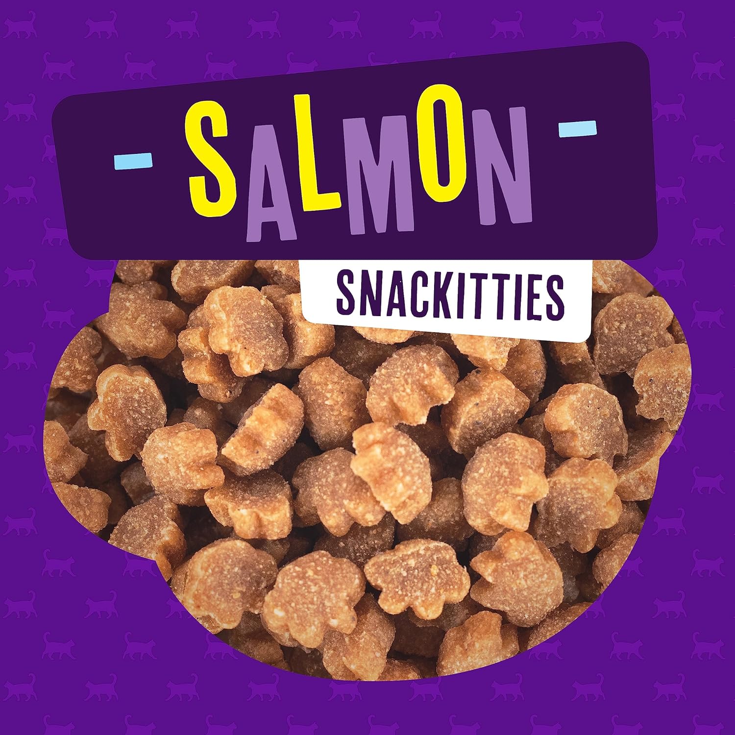 PurrSnackitty Salmon Flavor Snackitties Cat Treats 3oz