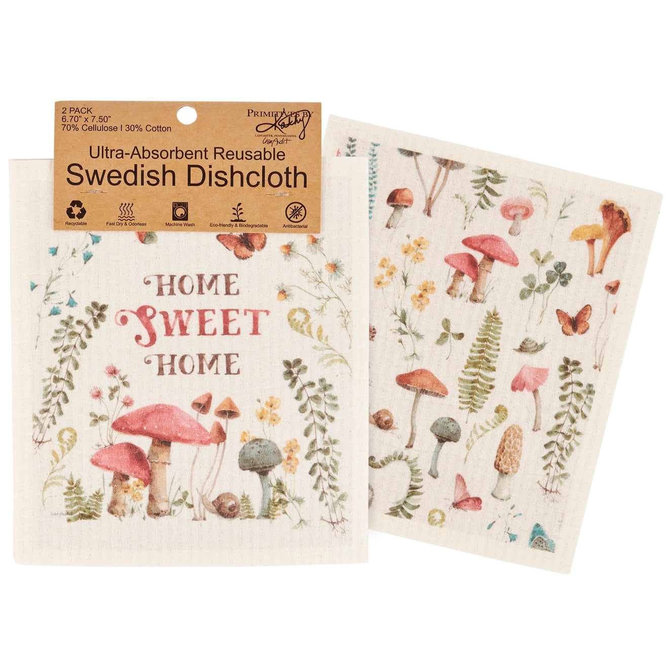 Home Sweet Home Swedish Dishcloth