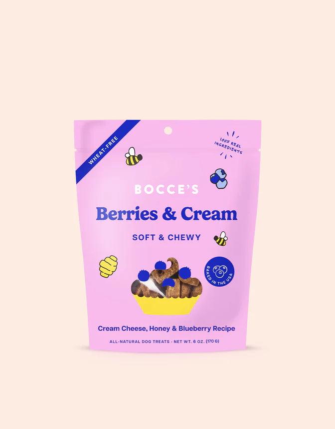 Bocce's Berries & Cream Soft & Chewy Treats