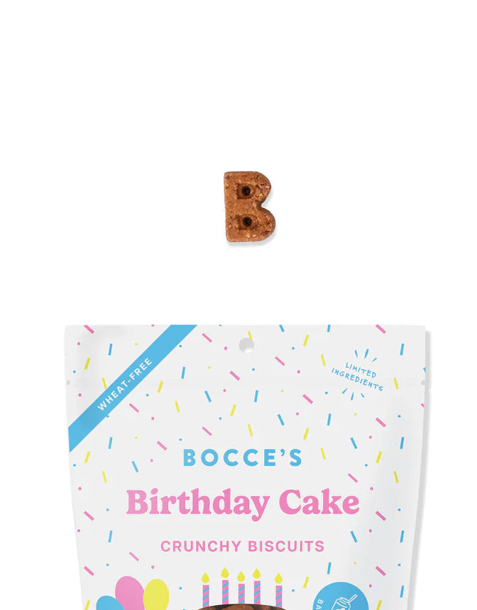Bocce's Birthday Cake Biscuits