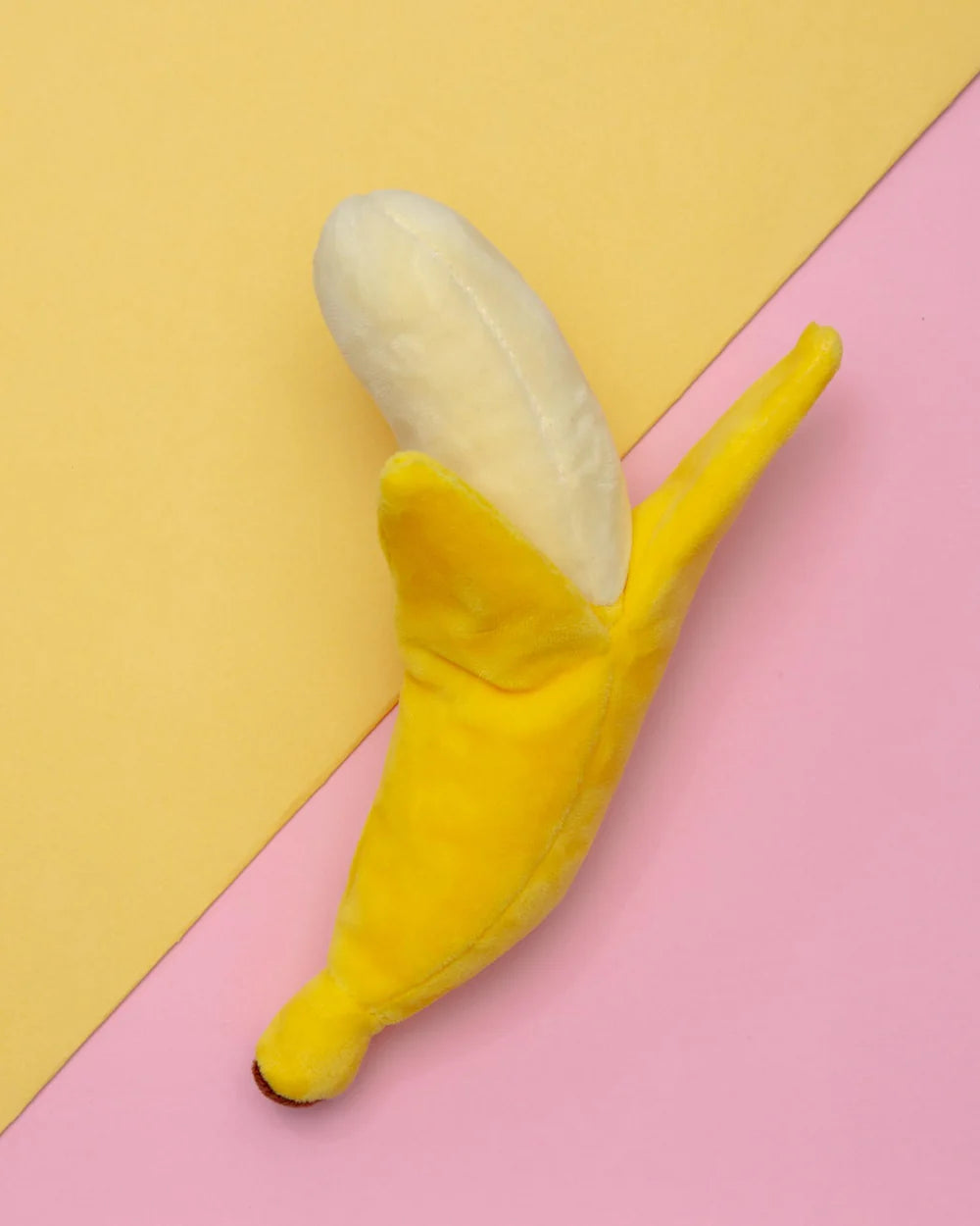 Crinkly Banana Dog Toy