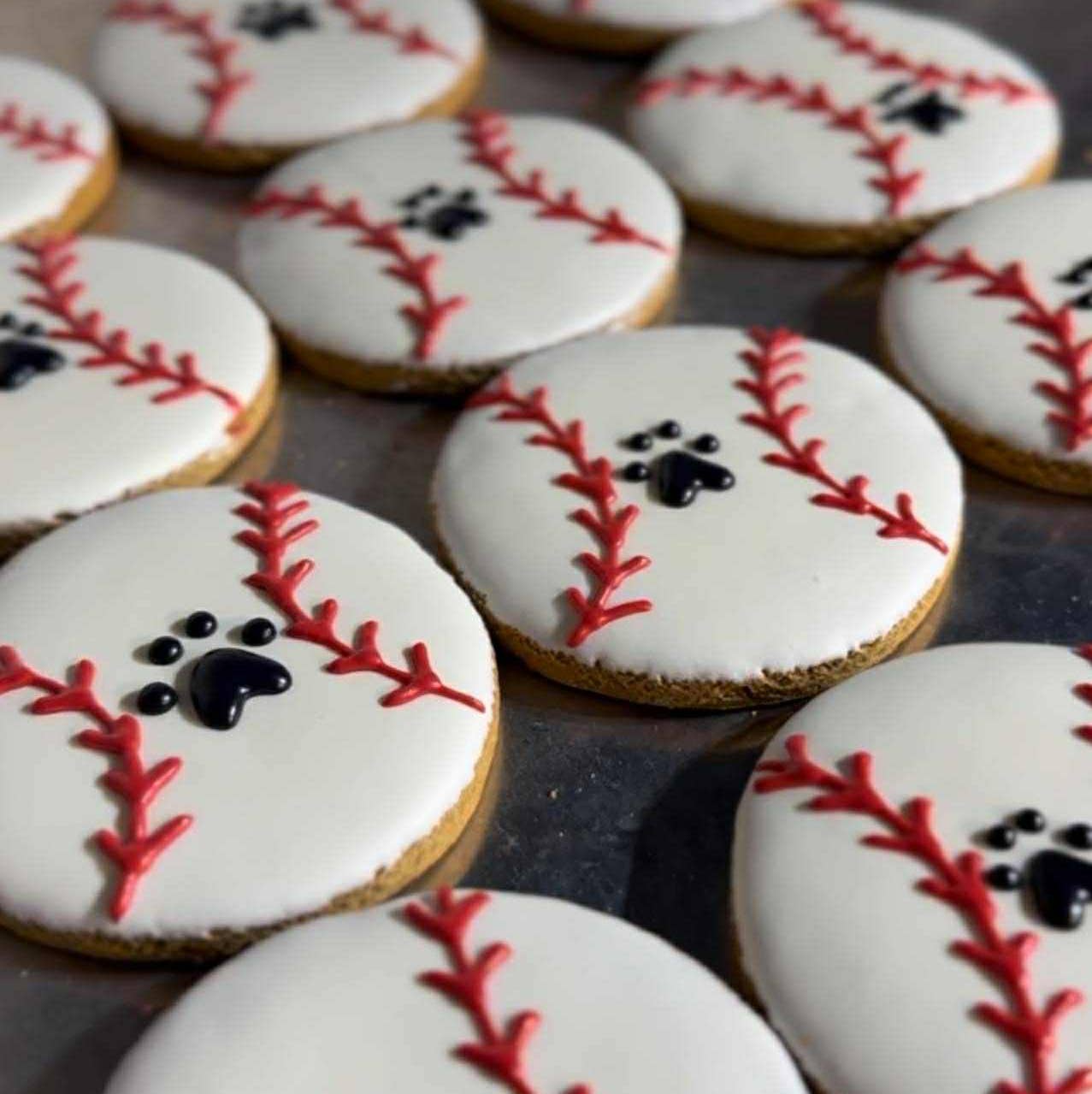 Baseball Dog Cookie | Sports | Doesn't Melt