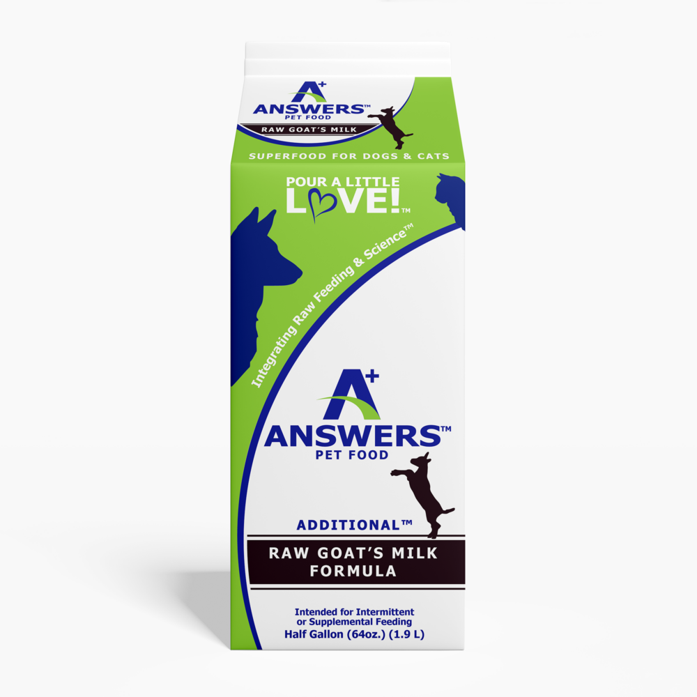 Answers+ Additional Raw Goat's Milk for Cats & Dogs