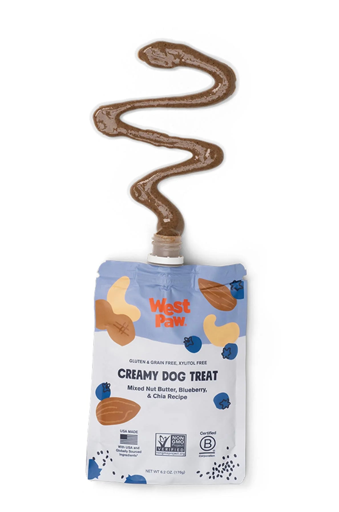West Paw Nut Butter, Blueberry, and Chia Seed