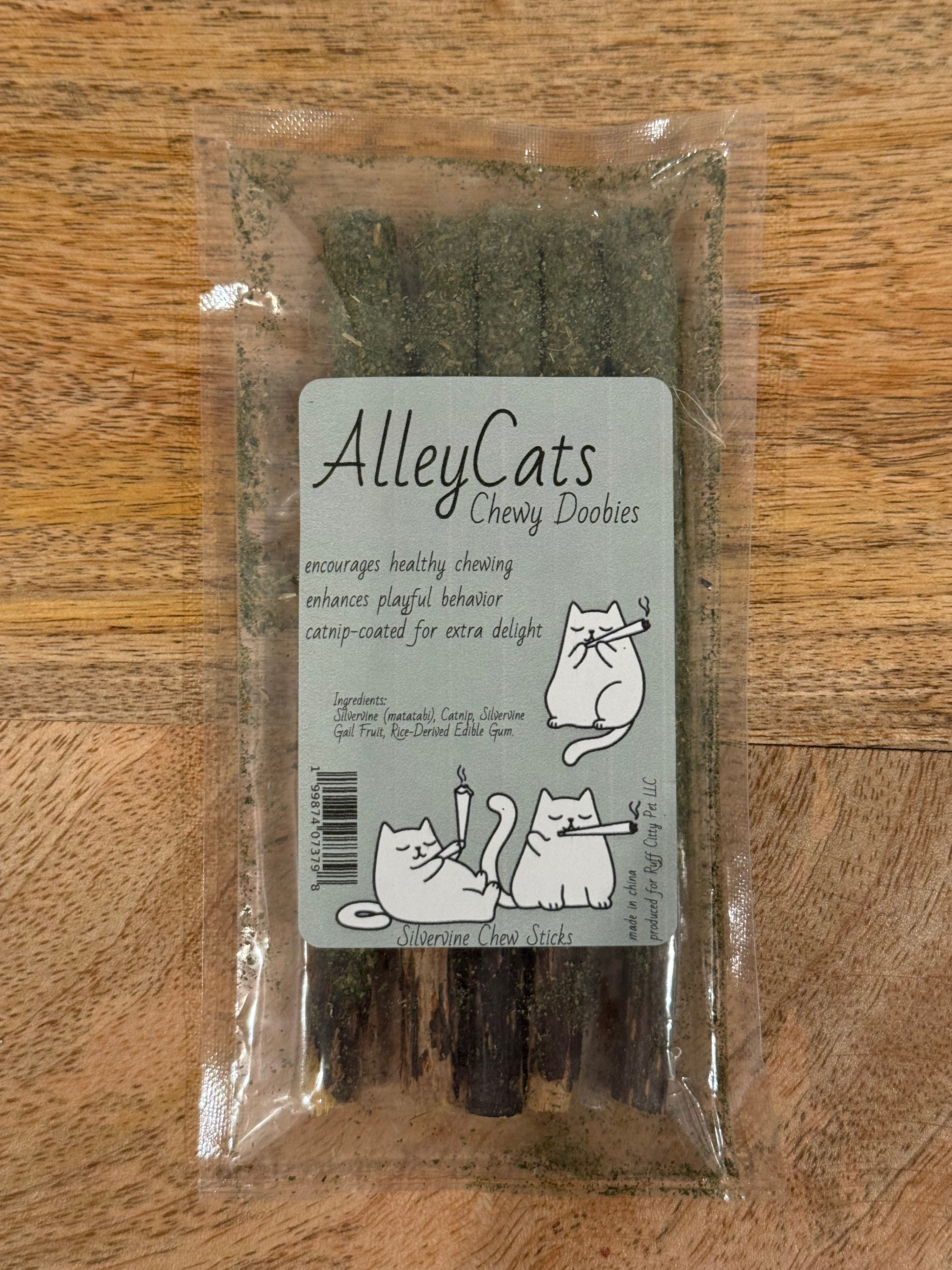 AlleyCats Chewie Doobies Silvervine Chew Sticks