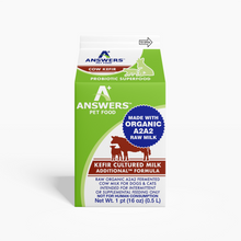 Cargar imagen en el visor de la galería, Answers+ Additional Raw Cow Milk Kefir for Cats &amp; Dogs
