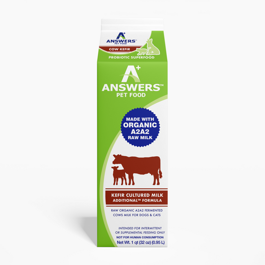 Answers+ Additional Raw Cow Milk Kefir for Cats & Dogs