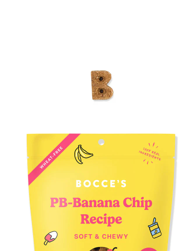 Bocce's PB-Banana Chip Soft & Chewy Treats