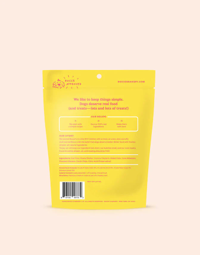 Bocce's PB-Banana Chip Soft & Chewy Treats