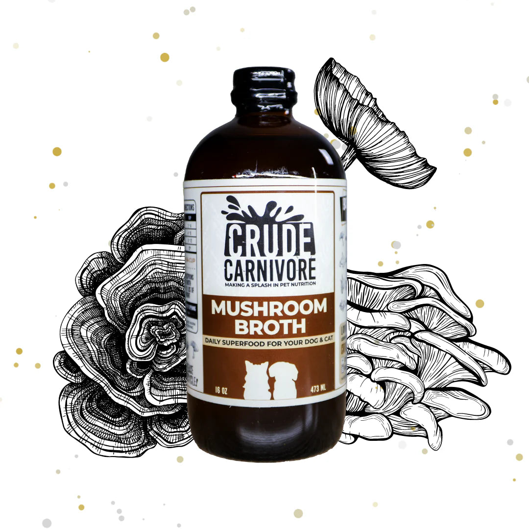 Crude Carnivore Mushroom Broth 16oz