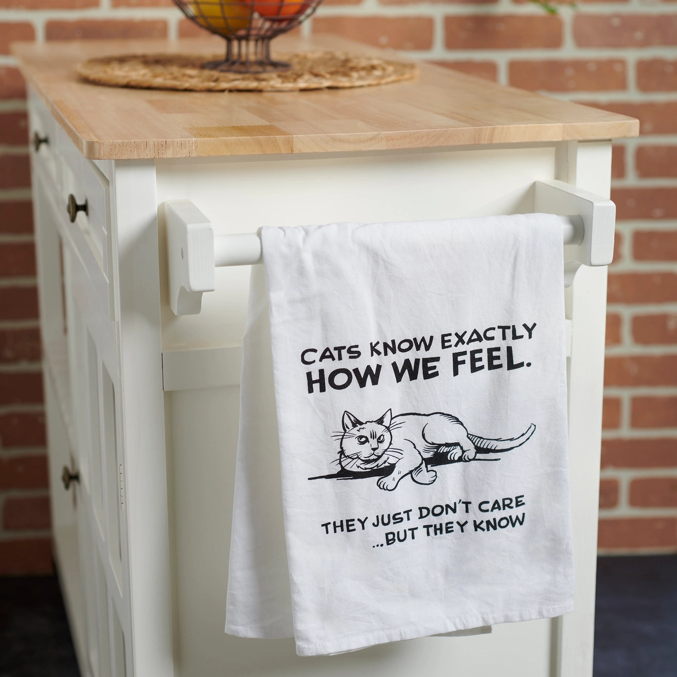 Cats Know How We Feel Kitchen Towel